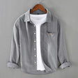 Julian | Casual Corduroy Chest-Pocket Shirt - Valereo