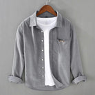 Julian | Casual Corduroy Chest-Pocket Shirt - Valereo