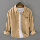Julian | Casual Corduroy Chest-Pocket Shirt - Valereo