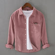 Julian | Casual Corduroy Chest-Pocket Shirt - Valereo