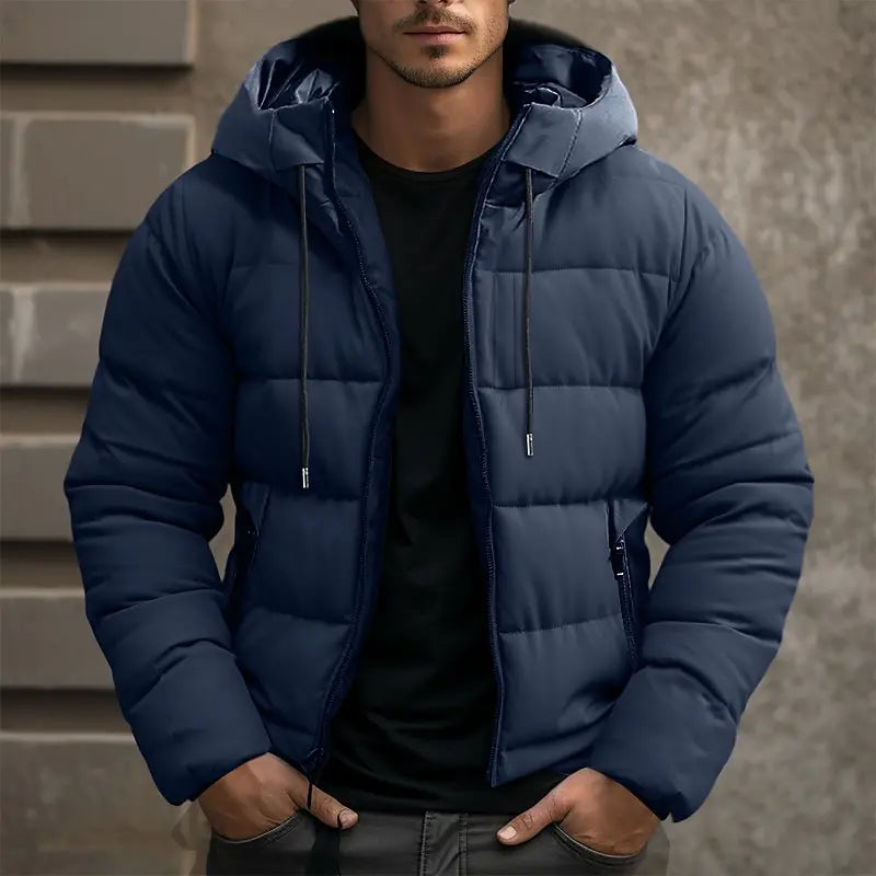 Julian | Casual Quilted Hooded Puffer Jacket - Valereo