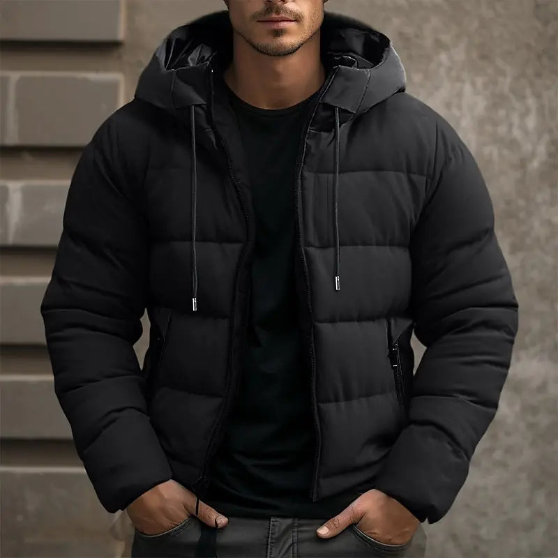 Julian | Casual Quilted Hooded Puffer Jacket - Valereo