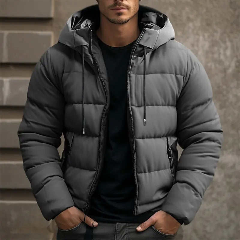 Julian | Casual Quilted Hooded Puffer Jacket - Valereo