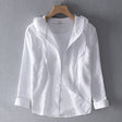 Julian | Casual Striped Hooded Shirt - Valereo
