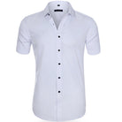 Julian | Modern Slim-Fit Contrast-Button Shirt - Valereo