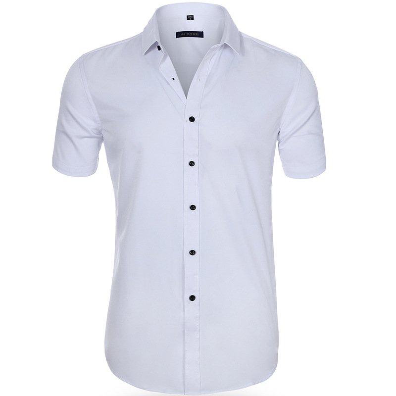 Julian | Modern Slim-Fit Contrast-Button Shirt - Valereo