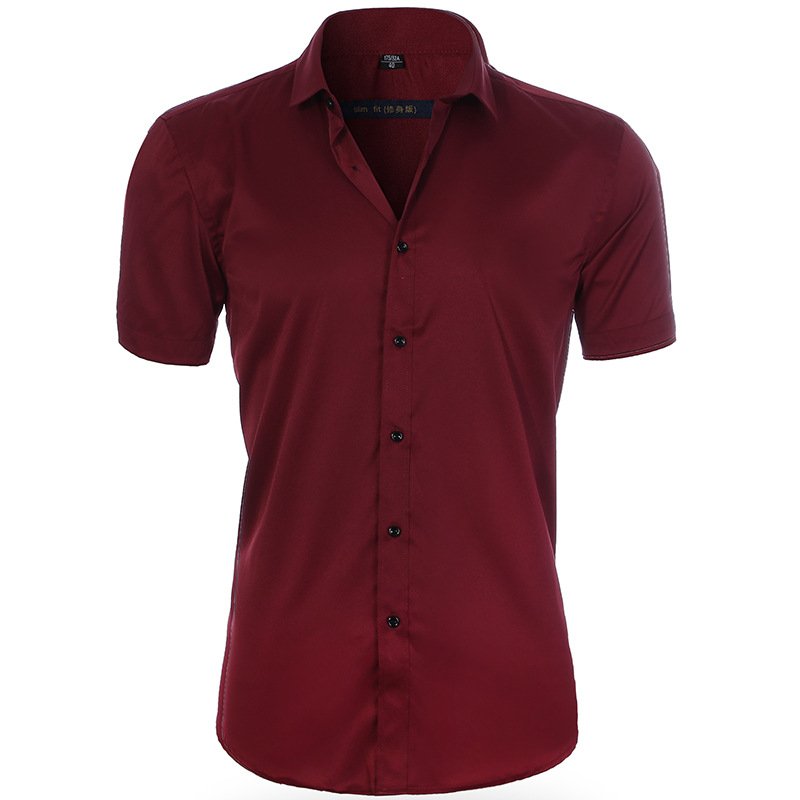 Julian | Modern Slim-Fit Contrast-Button Shirt - Valereo