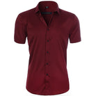 Julian | Modern Slim-Fit Contrast-Button Shirt - Valereo