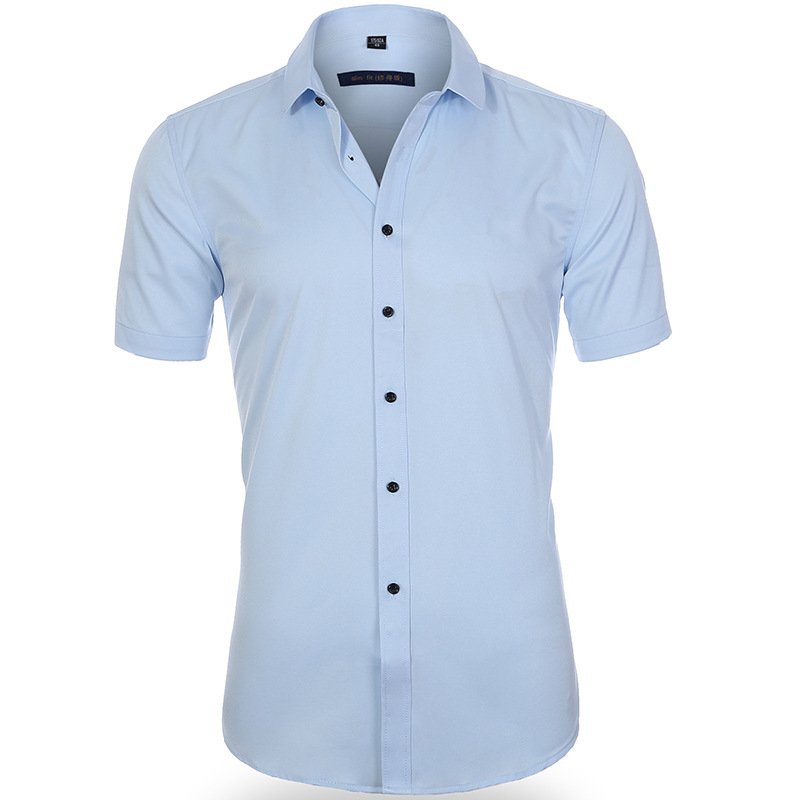 Julian | Modern Slim-Fit Contrast-Button Shirt - Valereo