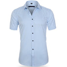 Julian | Modern Slim-Fit Contrast-Button Shirt - Valereo