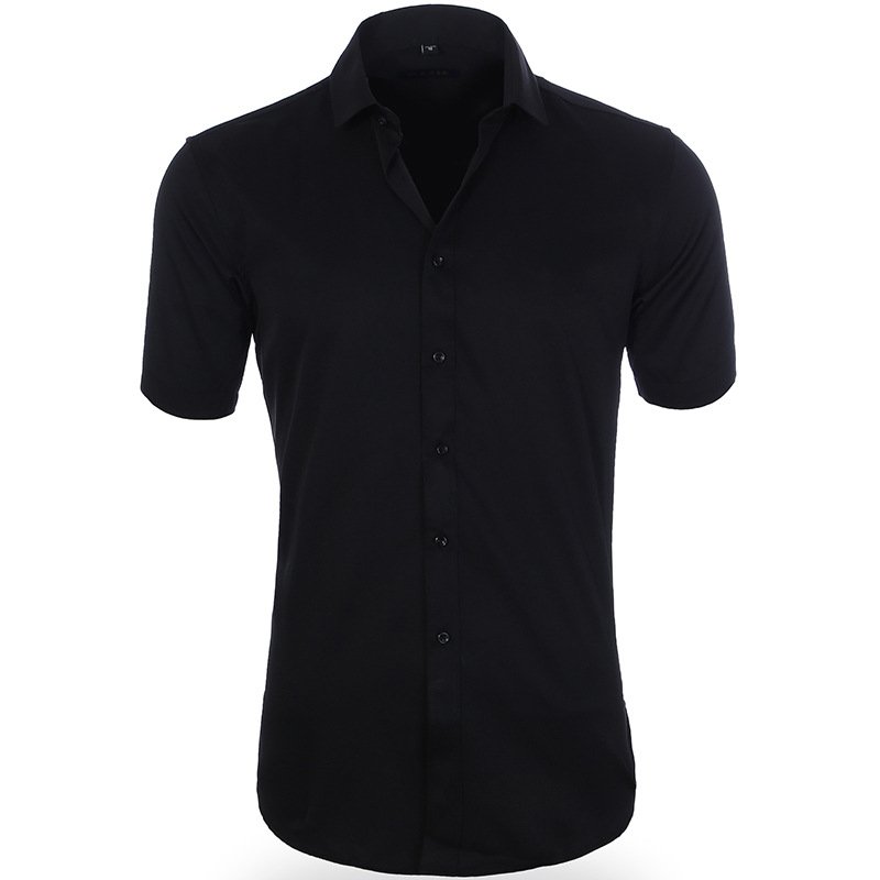Julian | Modern Slim-Fit Contrast-Button Shirt - Valereo