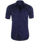 Julian | Modern Slim-Fit Contrast-Button Shirt - Valereo