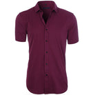 Julian | Modern Slim-Fit Contrast-Button Shirt - Valereo