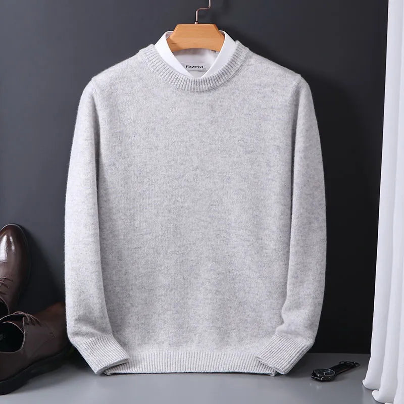 Julian | Refined Mock Neck Knit Sweater - Valereo