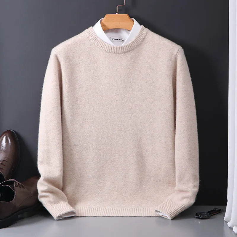 Julian | Refined Mock Neck Knit Sweater - Valereo