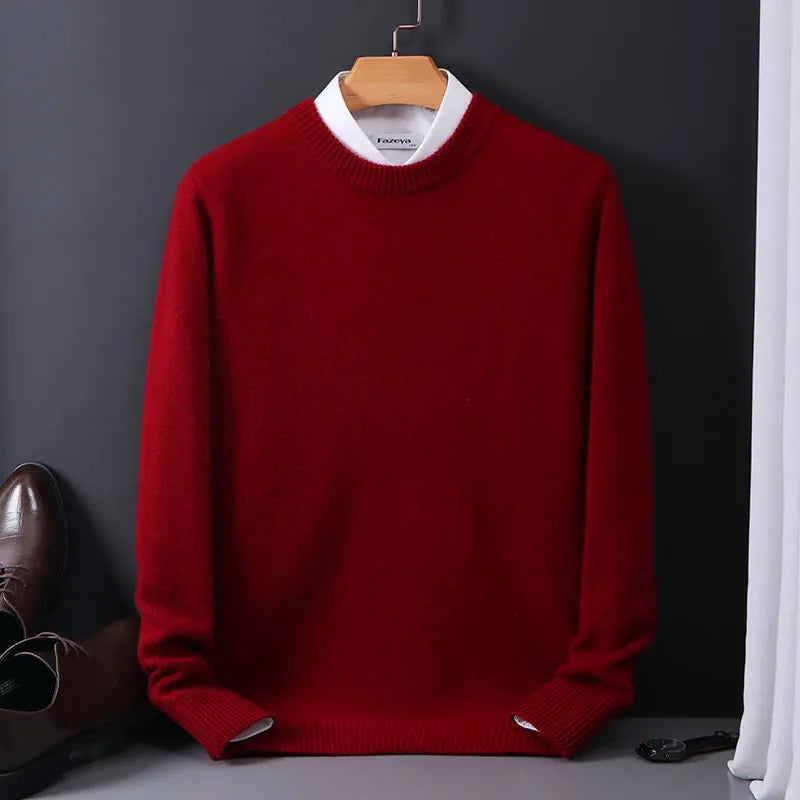 Julian | Refined Mock Neck Knit Sweater - Valereo