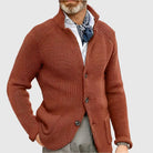 Julian | Refined Stand Collar Knit Cardigan - Valereo