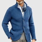 Julian | Refined Stand Collar Knit Cardigan - Valereo
