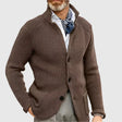 Julian | Refined Stand Collar Knit Cardigan - Valereo