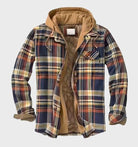 Lucas | Casual Plaid Hooded Jacket - Valereo