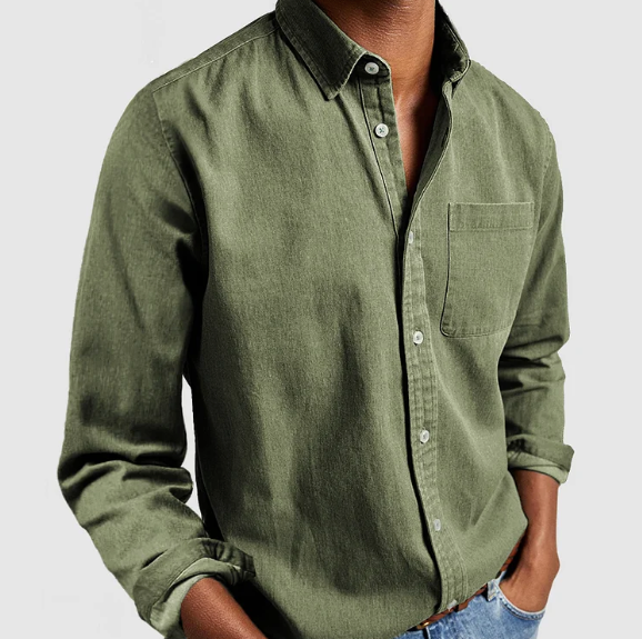 Lucas | Classic Cotton Button-Down Shirt - Valereo