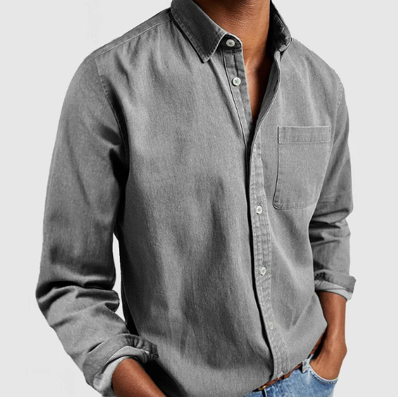 Lucas | Classic Cotton Button-Down Shirt - Valereo