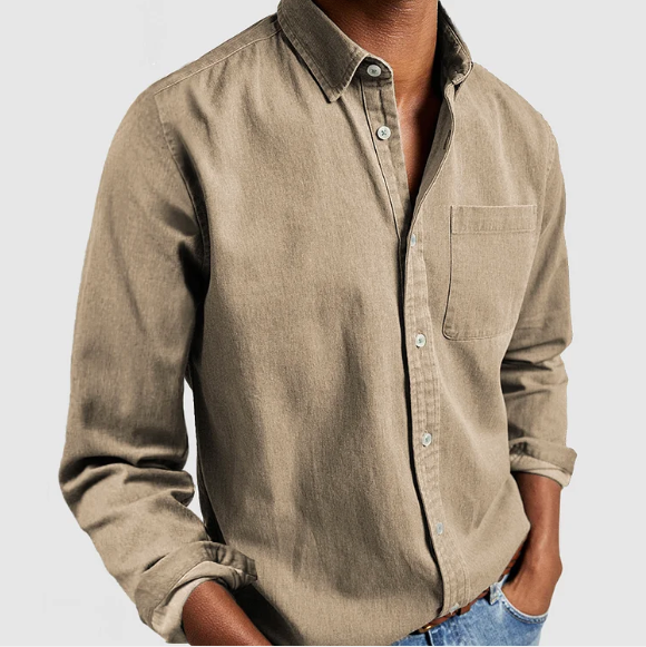 Lucas | Classic Cotton Button-Down Shirt - Valereo