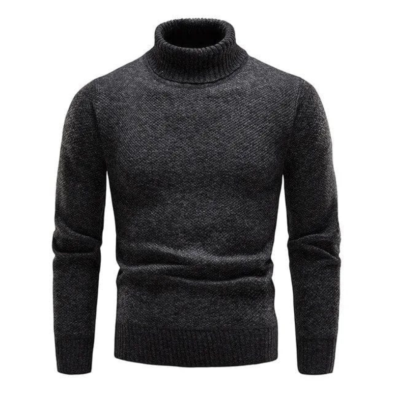 Lucas | Cozy Knit Turtleneck Sweater - Valereo