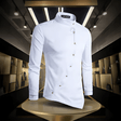 Lucas | Modern Mandarin Collar Shirt - Valereo