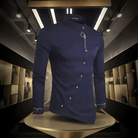 Lucas | Modern Mandarin Collar Shirt - Valereo