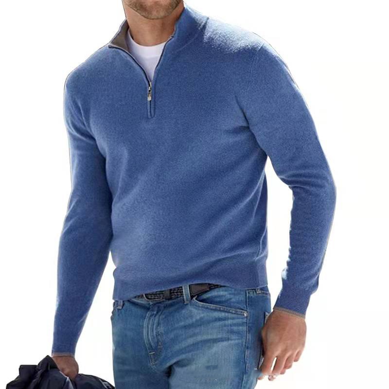 Lucas | Refined Quarter-Zip Knit Sweater - Valereo