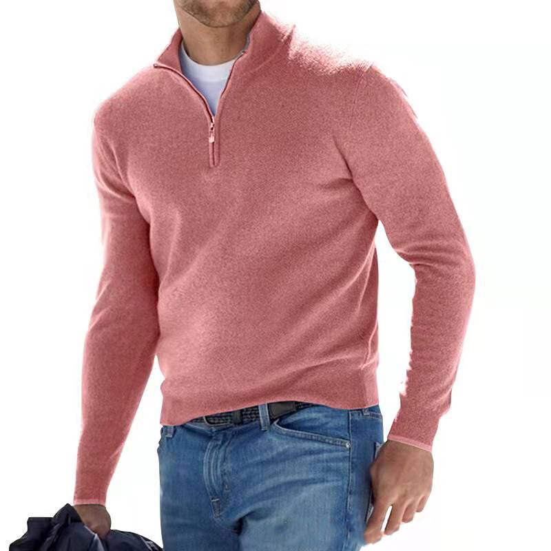 Lucas | Refined Quarter-Zip Knit Sweater - Valereo