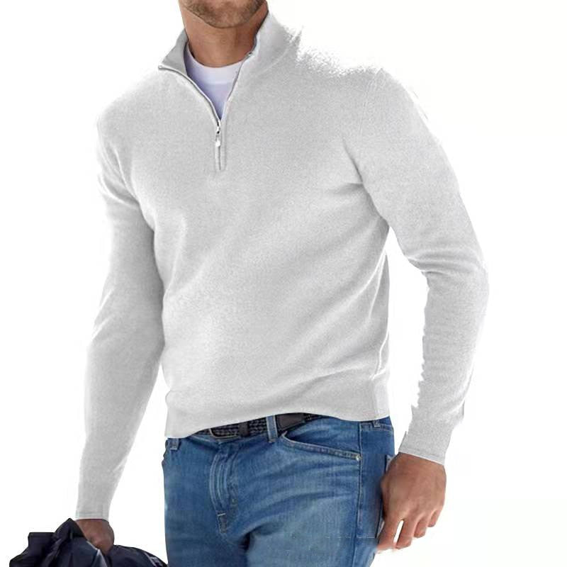 Lucas | Refined Quarter-Zip Knit Sweater - Valereo