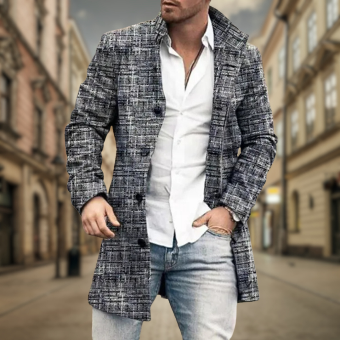 Lucas | Refined Wool Trench Coat - Valereo