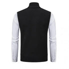 Lucas | Refined Zip-Front Knit Sweater Vest - Valereo