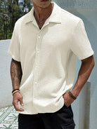 Lucas | Relaxed Textured Button-Up Shirt - Valereo