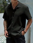Lucas | Relaxed Textured Button-Up Shirt - Valereo