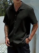 Lucas | Relaxed Textured Button-Up Shirt - Valereo