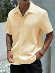 Lucas | Relaxed Textured Button-Up Shirt - Valereo