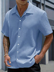 Lucas | Relaxed Textured Button-Up Shirt - Valereo