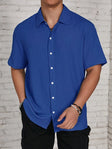 Lucas | Relaxed Textured Button-Up Shirt - Valereo