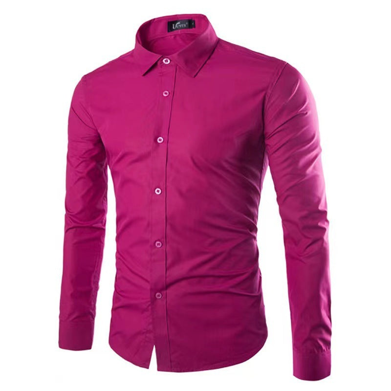 Lucas | Stylish Slim-Fit Button-Up Shirt - Valereo