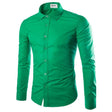 Lucas | Stylish Slim-Fit Button-Up Shirt - Valereo