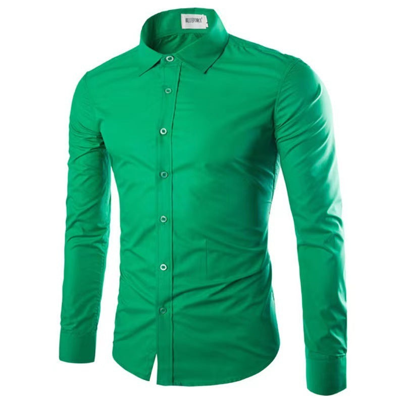 Lucas | Stylish Slim-Fit Button-Up Shirt - Valereo