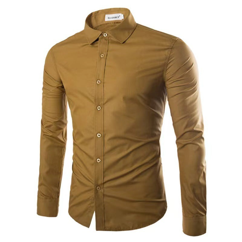 Lucas | Stylish Slim-Fit Button-Up Shirt - Valereo