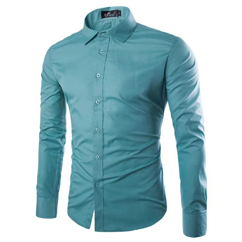 Lucas | Stylish Slim-Fit Button-Up Shirt - Valereo