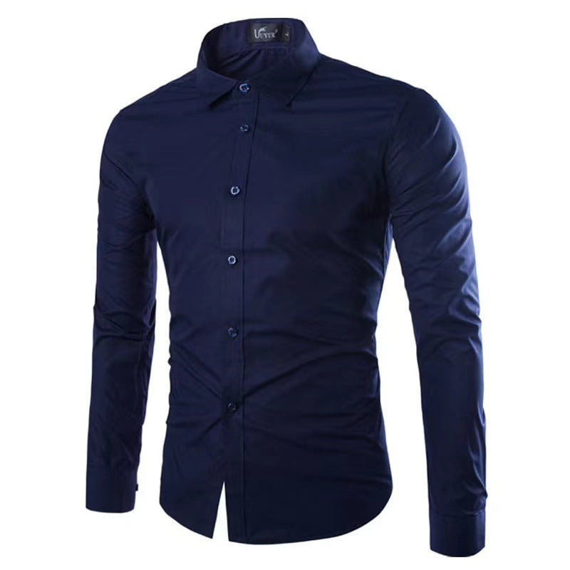 Lucas | Stylish Slim-Fit Button-Up Shirt - Valereo