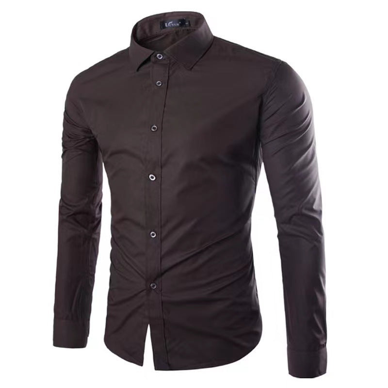 Lucas | Stylish Slim-Fit Button-Up Shirt - Valereo