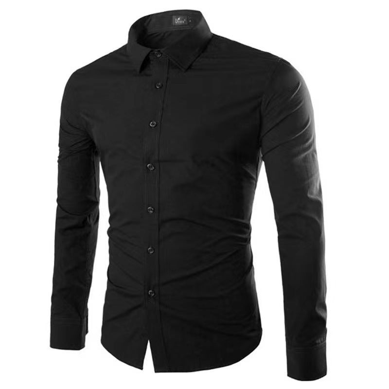 Lucas | Stylish Slim-Fit Button-Up Shirt - Valereo