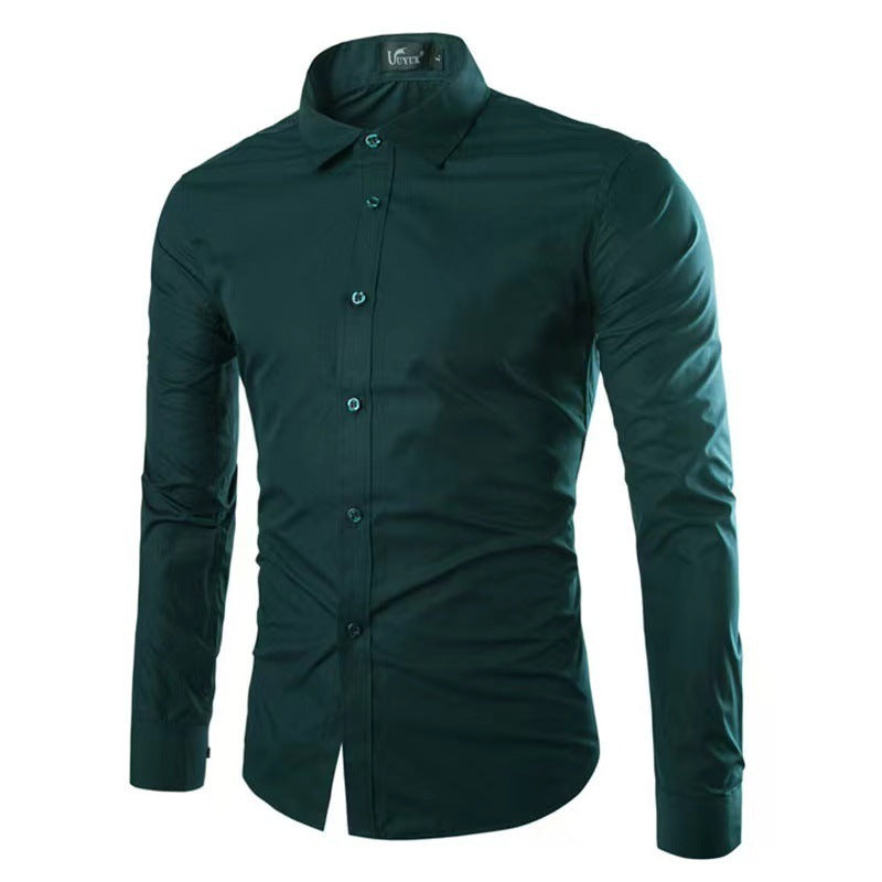 Lucas | Stylish Slim-Fit Button-Up Shirt - Valereo